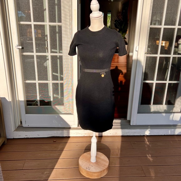 Louis Vuitton Black Sheath knit Dress Crew Neck - Picture 1 of 11